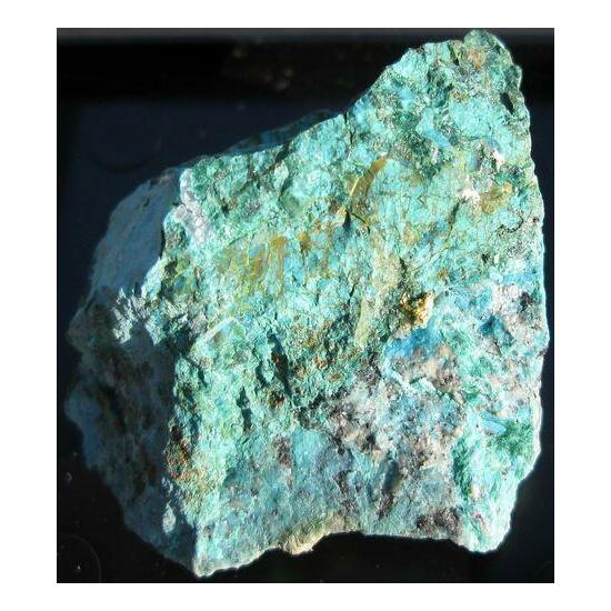 Gold On Chrysocolla