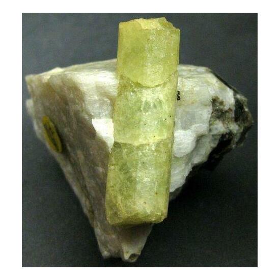 Beryl With Muscovite In Feldspar