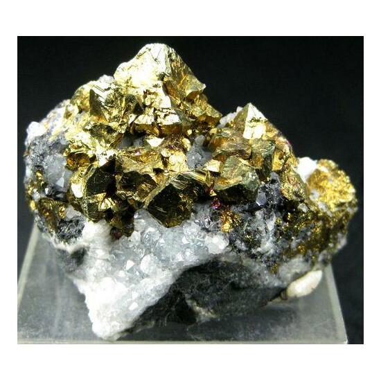 Chalcopyrite On Quartz