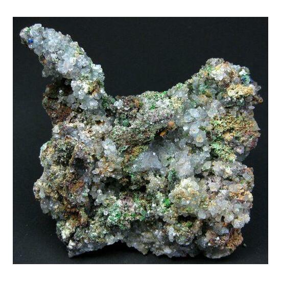 Conichalcite & Adamite On Calcite