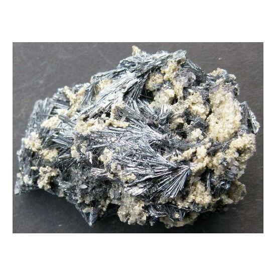 Stibnite With Calcite