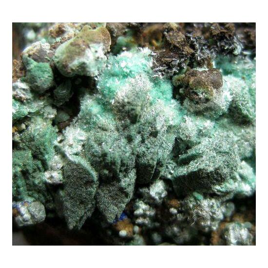 Aurichalcite On Malachite Psm Azurite