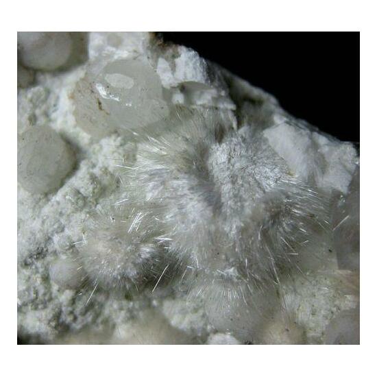 Okenite With Laumontite Calcite & Gyrolite