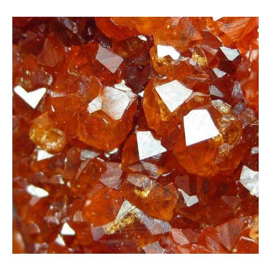 Spessartine On Smoky Quartz