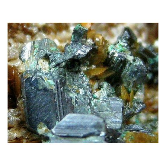 Bournonite With Siderite & Sericite