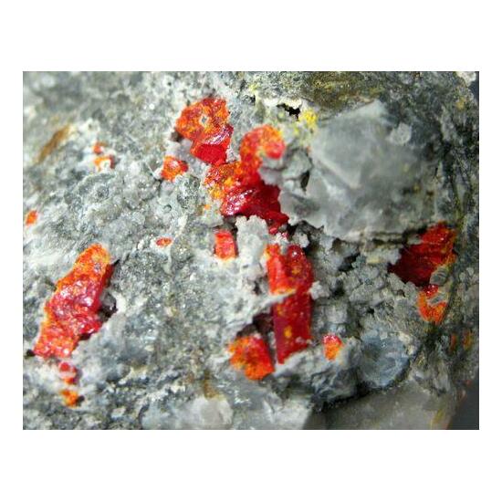 Realgar With Orpiment & Greigite