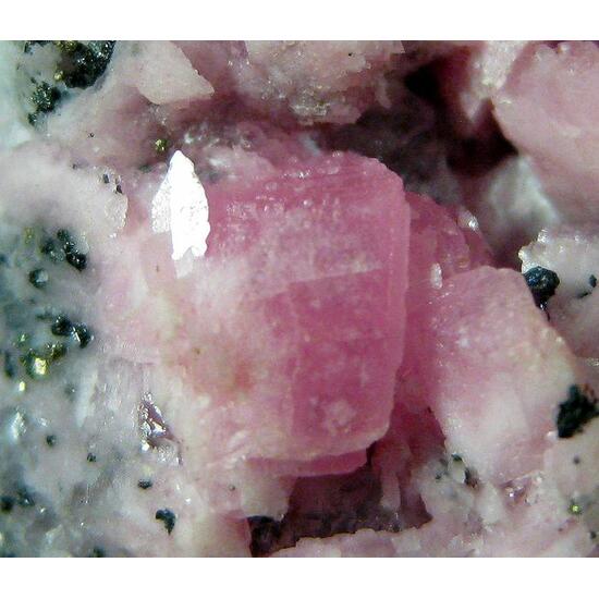 Rhodochrosite Fluorite Sphalerite & Pyrite