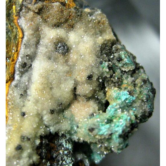 Rosasite Hemimorphite & Galena