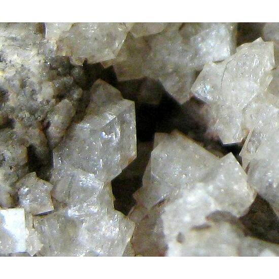 Chabazite On Dolomite Psm Calcite