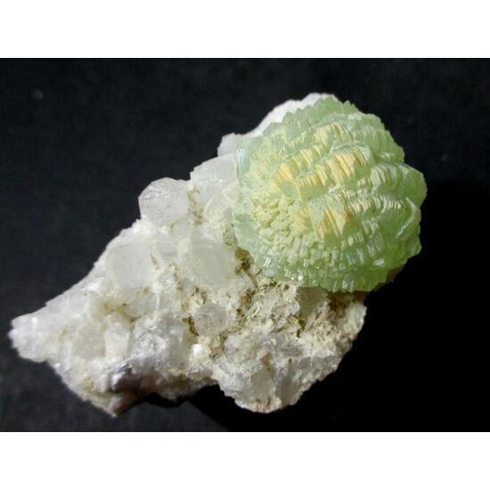 Prehnite On Quartz