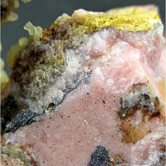 Rhodochrosite Psm Calcite & Calcite