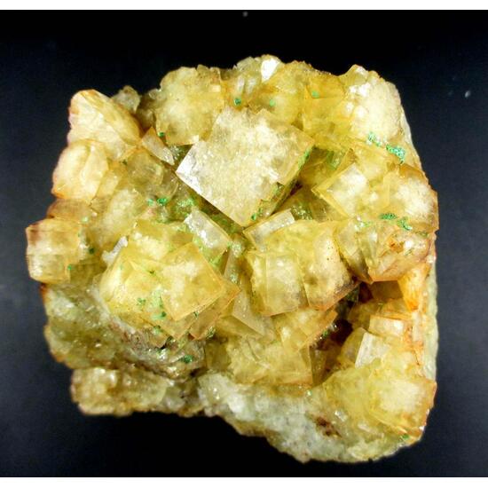 Torbernite On Fluorite