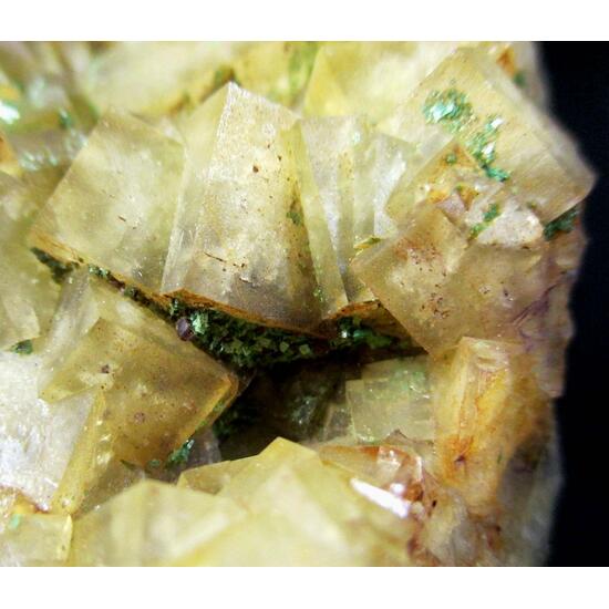 Torbernite On Fluorite