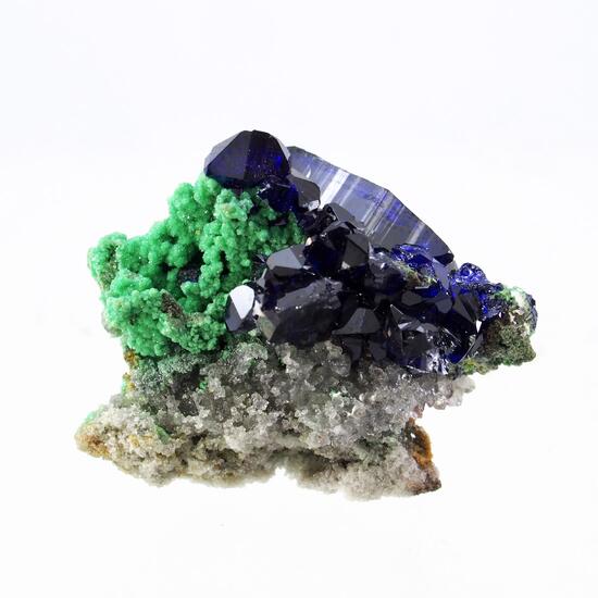 Arsentsumebite & Azurite