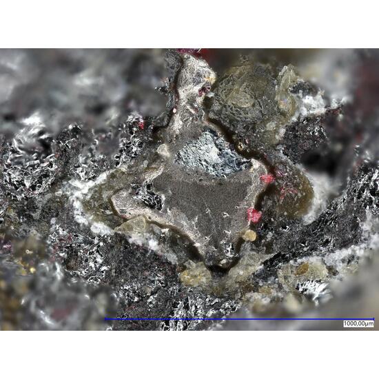 Moschellandsbergite On Tetrahedrite-(Hg)