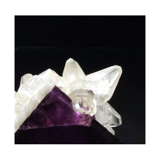 Calcite On Fluorite