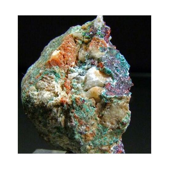 Native Copper Cuprite & Brochantite