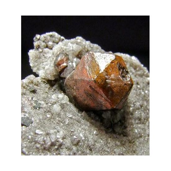 Native Copper On Quartz