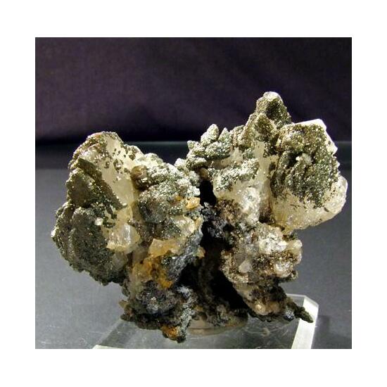 Pyrite On Calcite
