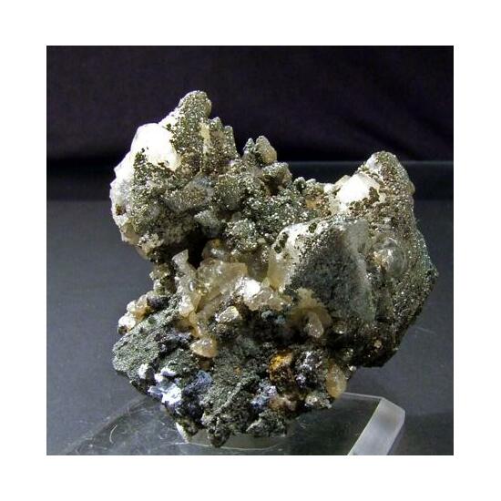 Pyrite On Calcite