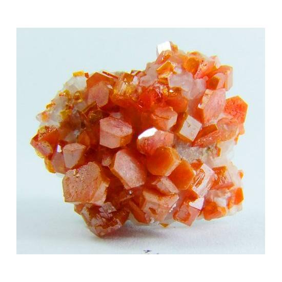 Vanadinite On Calcite