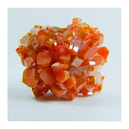 Vanadinite On Calcite