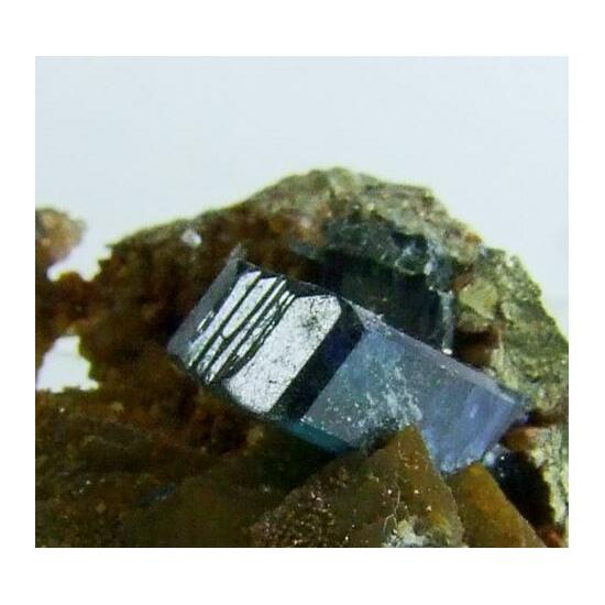 Vivianite On Siderite