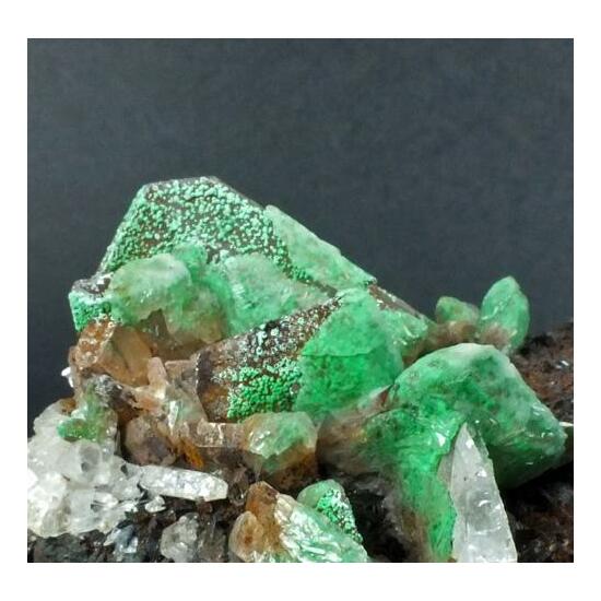 Malachite On Baryte