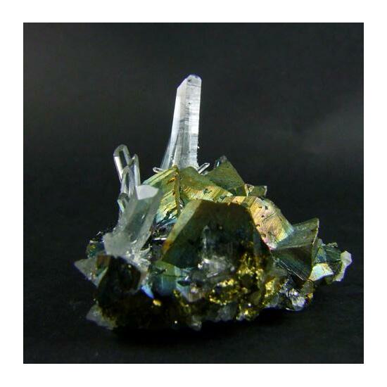 Quartz On Chalcopyrite