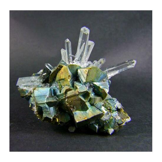 Quartz On Chalcopyrite