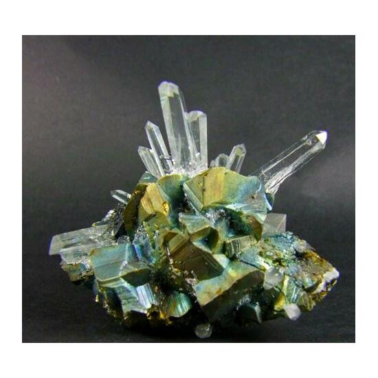 Quartz On Chalcopyrite