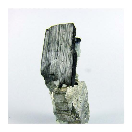 Wolframite On Arsenopyrite