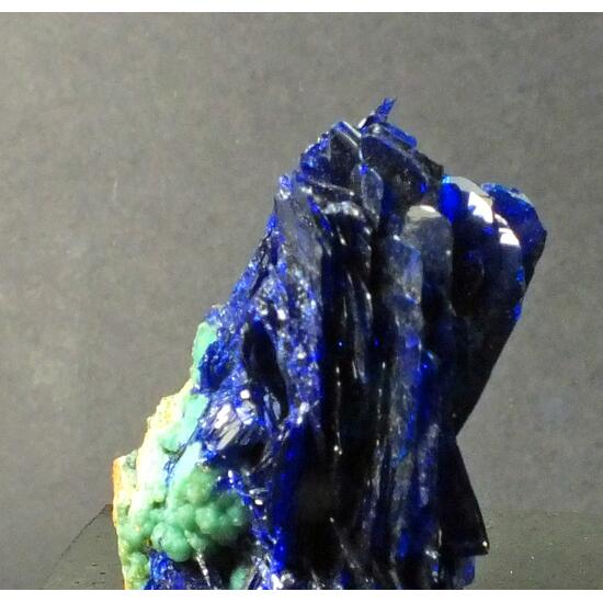 Azurite On Chrysocolla