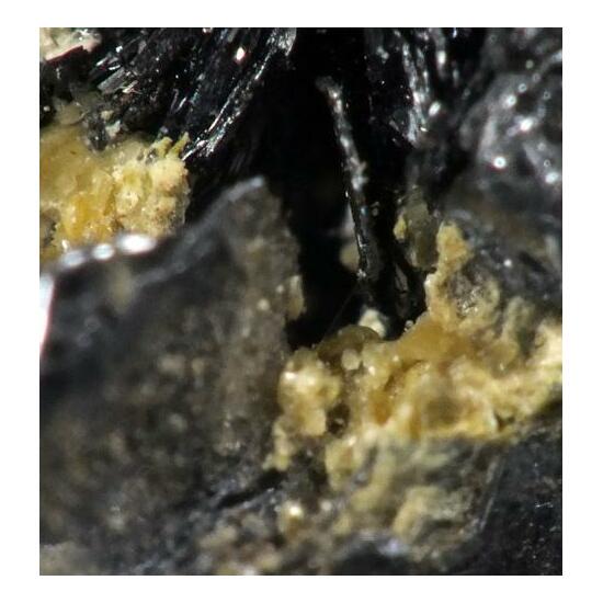 Bavenite On Molybdenite & Quartz