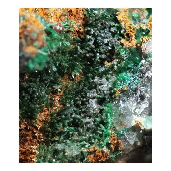 Beyerite Bismutite & Malachite