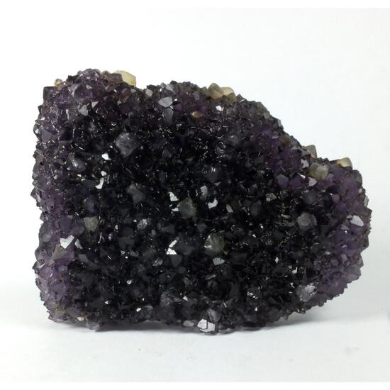 Calcite On Amethyst