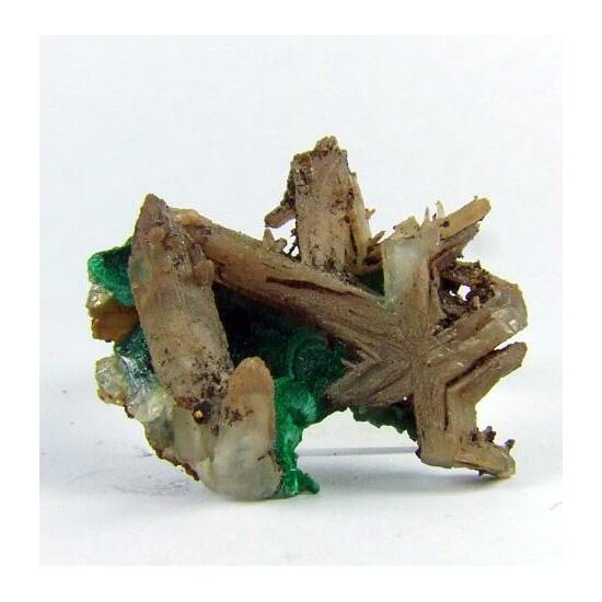 Cerussite On Malachite