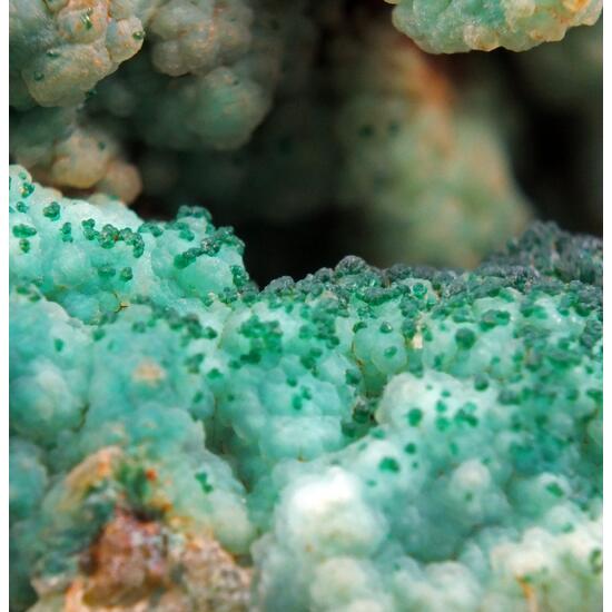 Pseudomalachite On Chrysocolla