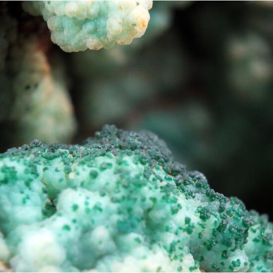 Pseudomalachite On Chrysocolla