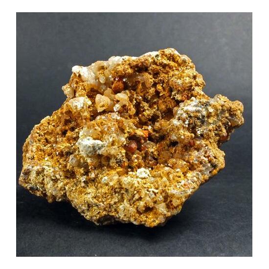 Wulfenite On Anglesite & Smithsonite