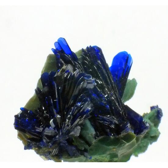 Azurite On Chrysocolla