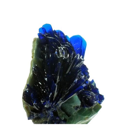 Azurite On Chrysocolla