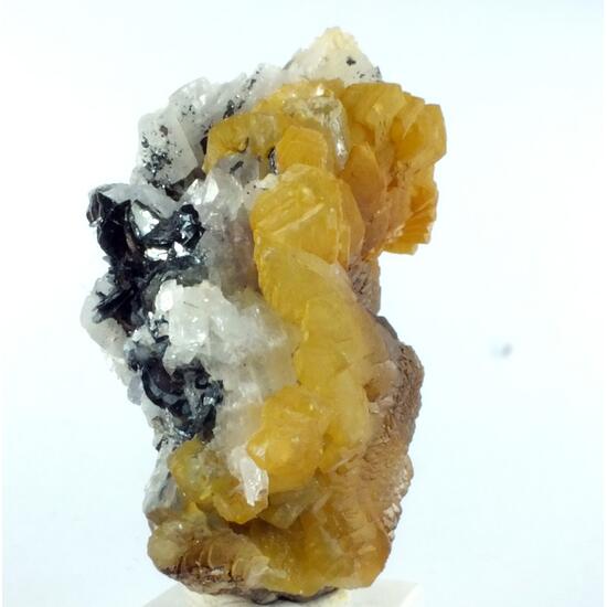 Calcite On Baryte & Hematite