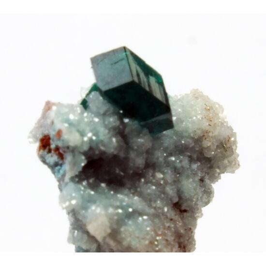 Dioptase & Plancheite In Dolomite