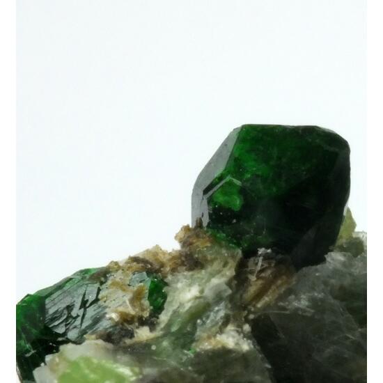 Uvarovite On Diopside