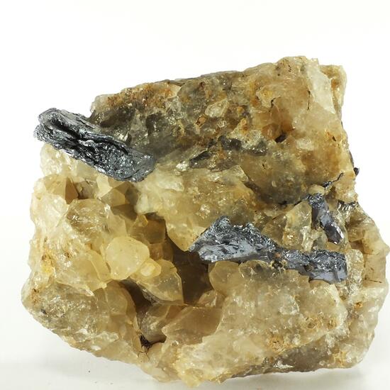 Molybdenite On Quartz