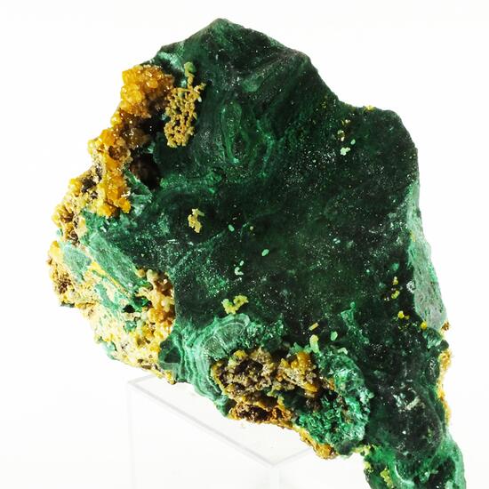 Pyromorphite On Malachite