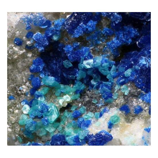 Chalcophyllite & Azurite