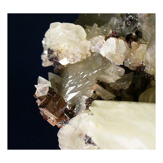 Calcite Pyrite Quartz & Sphalerite