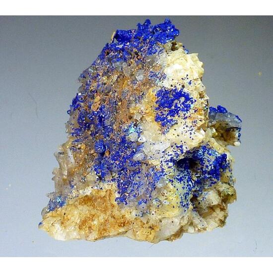 Azurite Dolomite Calcite & Malachite